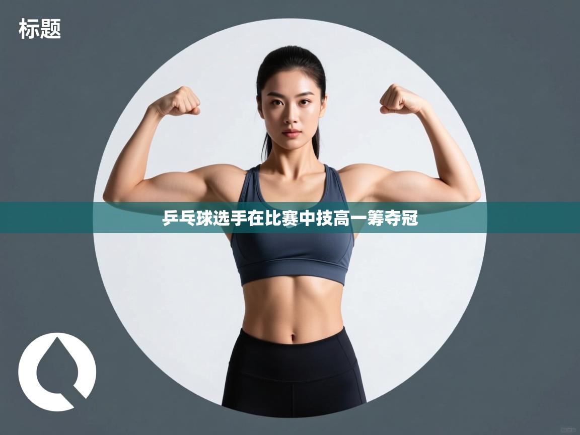 乒乓球选手在比赛中技高一筹夺冠